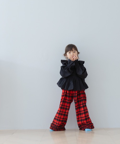 LOWRYS FARM（ローリーズファーム）の「INDIA IS BEAUTIFULチェックパンツ　 598233（その他パンツ・キッズ・ブルー/レッド・110cm/120cm/130cm/140cm/150cm）」の22枚目の写真