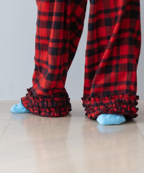 LOWRYS FARM（ローリーズファーム）の「INDIA IS BEAUTIFULチェックパンツ　 598233（その他パンツ・キッズ・ブルー/レッド・110cm/120cm/130cm/140cm/150cm）」の16枚目の写真