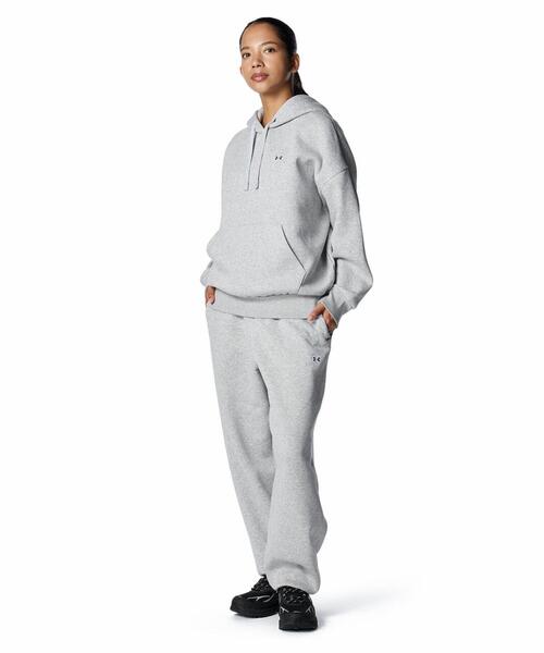 UNDER ARMOUR（アンダーアーマー）の「UAライバルフリース オーバーサイズド パンツ（トレーニング/レディース）（その他パンツ・レディース・グレー・M/L）」の6枚目の写真