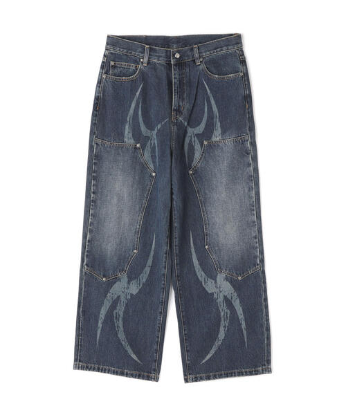 SUPPLIER(サプライヤー)の「SUPPLIER/サプライヤー/DOUBLEKNEE BAGGY JEANS(デニムパンツ・メンズ・ブルー/ブラック・L/M/S)」の2枚目の写真