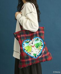 Disney | 101匹わんちゃん/チェック柄トートバッグ(トートバッグ)