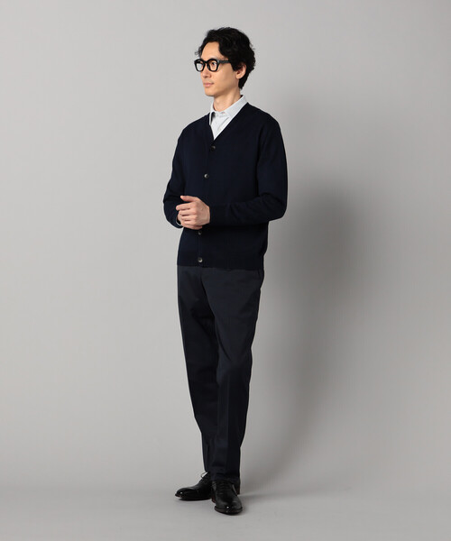 COMME CA MEN（コムサメン）の「「FILIVIVI」天竺カーディガン（カーディガン/ボレロ・メンズ・ネイビー/グレー・L/M）」の8枚目の写真