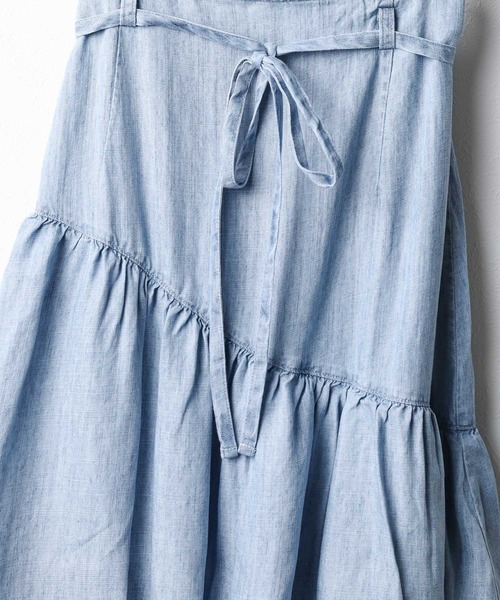CIMARRON（シマロン）の「【RES】【CIMARRON JEANS】ランダムティアードスカート（スカート・レディース・ブルー・MEDIUM）」の3枚目の写真