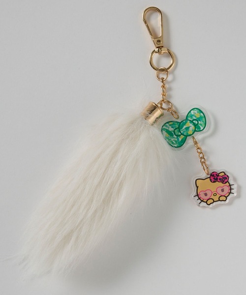 meJane(ミージェーン)の「HELLO KITTY×mejaneコラボ しっぽチャーム(チャーム・キッズ・ブルー/パープル/ブラウン系/ピンク/ホワイト・FREE)」の2枚目の写真