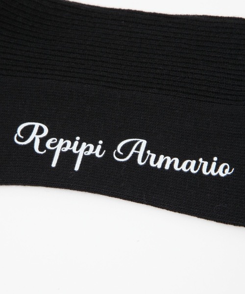 repipi armario(レピピ アルマリオ)の「Wリボンメロークルーソックス(ソックス/靴下・キッズ・ブラック/ホワイト/ブルー系その他/パープル・FREE)」の8枚目の写真