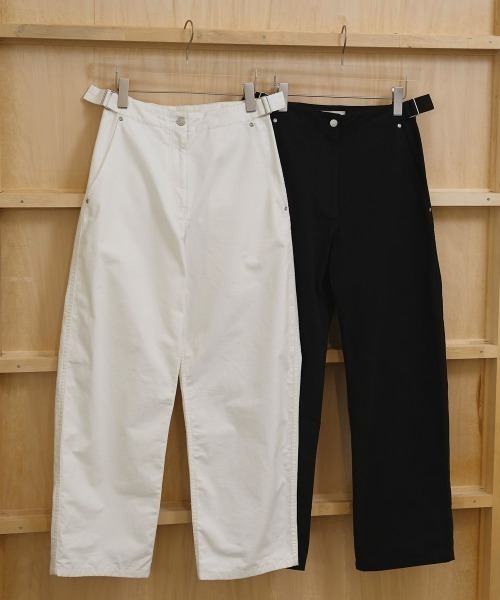 TODAYFUL（トゥデイフル）の「TODAYFUL　Boyfriend Cotton Pants ボーイフレンドコットンパンツ/12610702（その他パンツ・レディース・ホワイト/ブラック・36/38）」の21枚目の写真