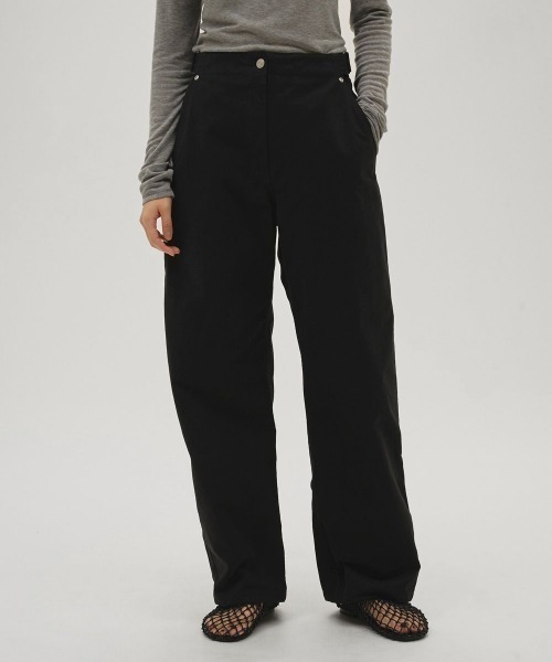TODAYFUL（トゥデイフル）の「TODAYFUL　Boyfriend Cotton Pants ボーイフレンドコットンパンツ/12610702（その他パンツ・レディース・ホワイト/ブラック・36/38）」の18枚目の写真