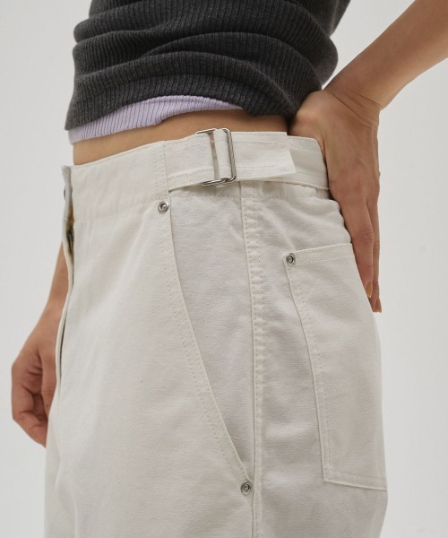 TODAYFUL（トゥデイフル）の「TODAYFUL　Boyfriend Cotton Pants ボーイフレンドコットンパンツ/12610702（その他パンツ・レディース・ホワイト/ブラック・36/38）」の11枚目の写真