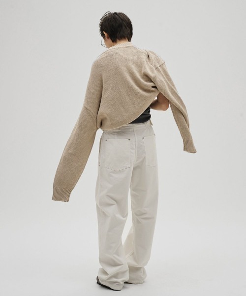 TODAYFUL（トゥデイフル）の「TODAYFUL　Boyfriend Cotton Pants ボーイフレンドコットンパンツ/12610702（その他パンツ・レディース・ホワイト/ブラック・36/38）」の17枚目の写真