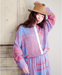 kilki（キルキー）の「【 KILKI / キルキー 】 ブラウス　ポタリープリント　HDI（シャツ/ブラウス）」