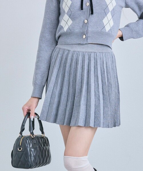 セール】ニットプリーツスカート（スカート）｜OLIVE des OLIVE