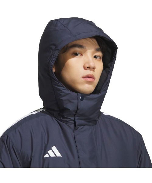 adidas(アディダス)の「【adidas×アルペン限定モデル】アディダス adidas M ロング パデッドコート(ダウンジャケット/コート・メンズ・ブラック/ネイビー・S/M/L/LL/3L)」の5枚目の写真