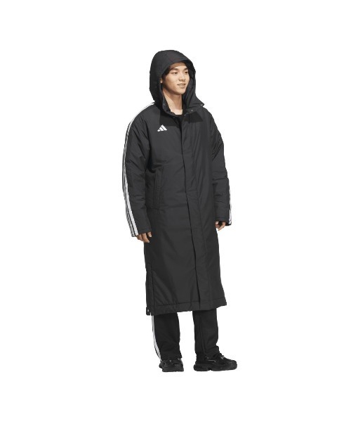 adidas(アディダス)の「【adidas×アルペン限定モデル】アディダス adidas M ロング パデッドコート(ダウンジャケット/コート・メンズ・ブラック/ネイビー・S/M/L/LL/3L)」の8枚目の写真