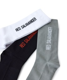 JUNRED（ジュンレッド）の「【Red Salamander】ロゴ編み立てミドルソックス（ソックス/靴下）」
