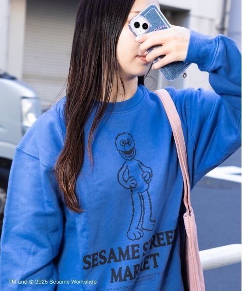 VINTAGE SKETCH】裏毛プルオーバー（スウェット）｜SESAME STREET