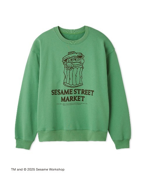 SESAME STREET(セサミストリート)の「【VINTAGE SKETCH】裏毛プルオーバー(スウェット・レディース・ライトブルー/ネイビー/パープル/レッド/グリーン・M/L)」の16枚目の写真