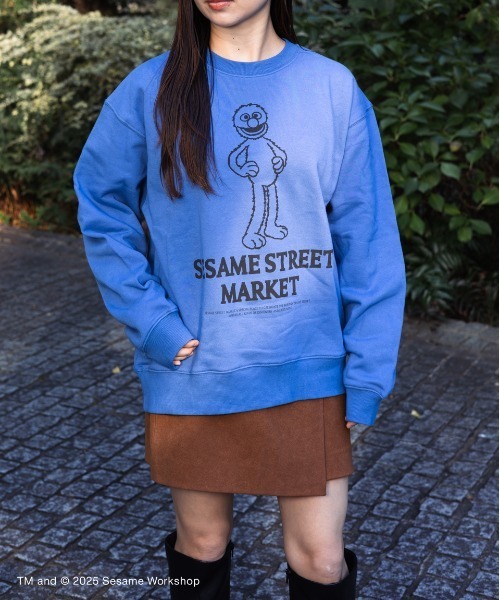 VINTAGE SKETCH】裏毛プルオーバー（スウェット）｜SESAME STREET