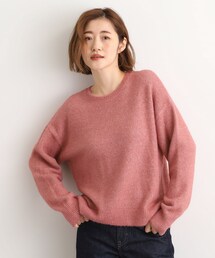 grove | 華やぎ冬ニット ミニスパンコールフェザーニット(ニット/セーター)