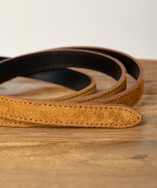 Jena espace merveilleux（ジェナ　エスパスメルヴェイユ）の「3連バックルスエードベルト（ベルト・レディース・ブラック/キャメル・FREE）」の11枚目の写真