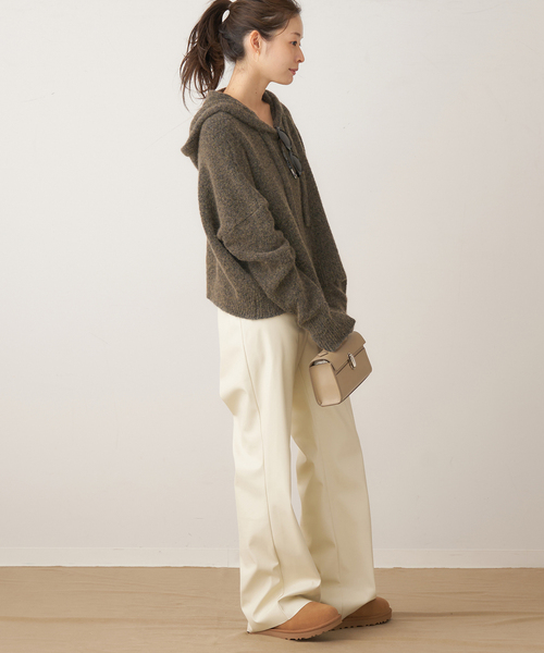 plage ロベルトコリーナ 別注 HOODIE プルオーバー ニット 美品 セール】ROBERTO COLLINA / ロベルトコリーナ 別注 HOODIE プル