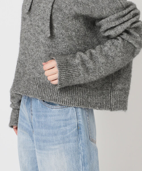 plage(プラージュ)の「ROBERTO COLLINA / ロベルトコリーナ 別注 HOODIE プルオーバー(ニット/セーター・レディース・ブラウン系その他/グレー・FREE)」の22枚目の写真