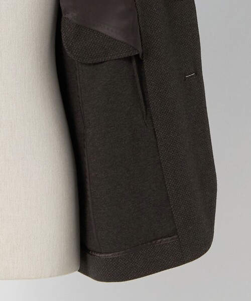 UNITED ARROWS（ユナイテッドアローズ）の「ヘリンボーン ジャージ シングル2ボタン テーラードジャケット COMFORT EASY‐MODEL（テーラードジャケット・メンズ・ダークブラウン・46/50/48/44）」の10枚目の写真