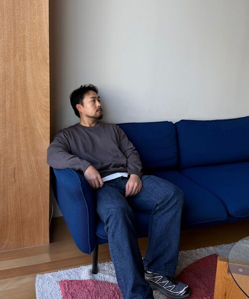 MUSINSA STANDARD（ムシンサスタンダード）の「ウォッシャブルスーピマコットンクルーネックニット[グレー]（ニット/セーター・メンズ・その他・SMALL/MEDIUM/LARGE/X-LARGE/XX-LARGE）」の15枚目の写真