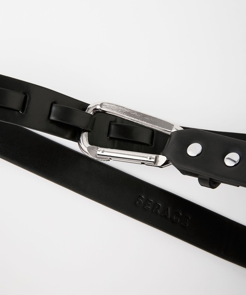 SERACE】Carabiner buckle belt / カラビナバックルベルト（ベルト