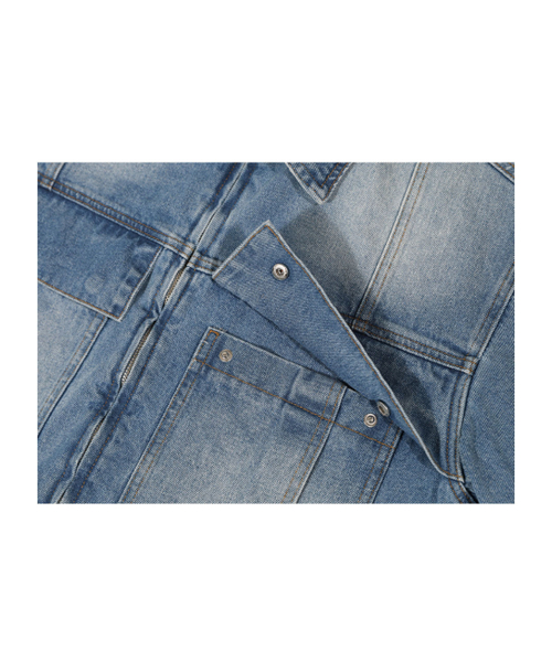 GUBIN(グビン)の「オーバーサイズマックスポケットトラッカージャケット(デニムジャケット・メンズ・その他・MEDIUM/LARGE)」の8枚目の写真