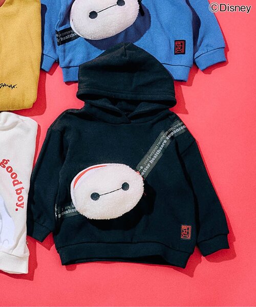 Disney(ディズニー)の「ディズニーキャラクター ベイマックス/フーディ(パーカー・キッズ・ブルー/ブラック・80/90/100/110/120/130/140)」の2枚目の写真