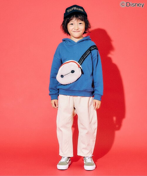 Disney(ディズニー)の「ディズニーキャラクター ベイマックス/フーディ(パーカー・キッズ・ブルー/ブラック・80/90/100/110/120/130/140)」の7枚目の写真