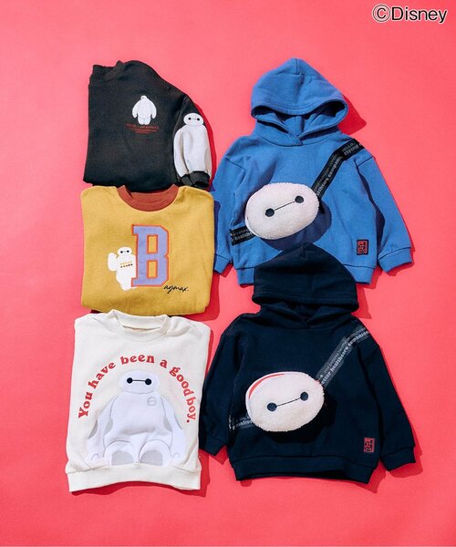 Disney(ディズニー)の「ディズニーキャラクター ベイマックス/フーディ(パーカー・キッズ・ブルー/ブラック・80/90/100/110/120/130/140)」の9枚目の写真
