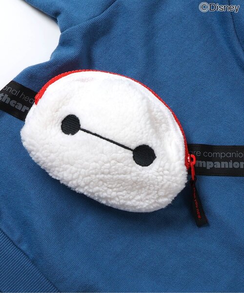 Disney(ディズニー)の「ディズニーキャラクター ベイマックス/フーディ(パーカー・キッズ・ブルー/ブラック・80/90/100/110/120/130/140)」の13枚目の写真