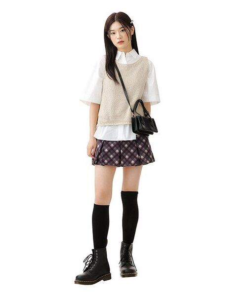 SINOON（シヌーン）の「HALF SLEEVE COTTON SHIRT (WHITE)（シャツ/ブラウス・レディース・ホワイト・FREE）」の7枚目の写真