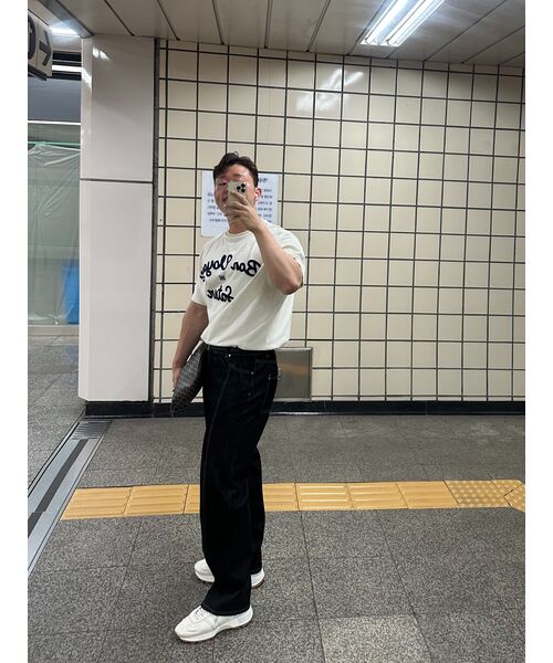 TRILLION(トリリオン)の「ウォッシュステッチデニムパンツ(BLACK)(デニムパンツ・レディース・その他・MEDIUM/LARGE/X-LARGE)」の5枚目の写真