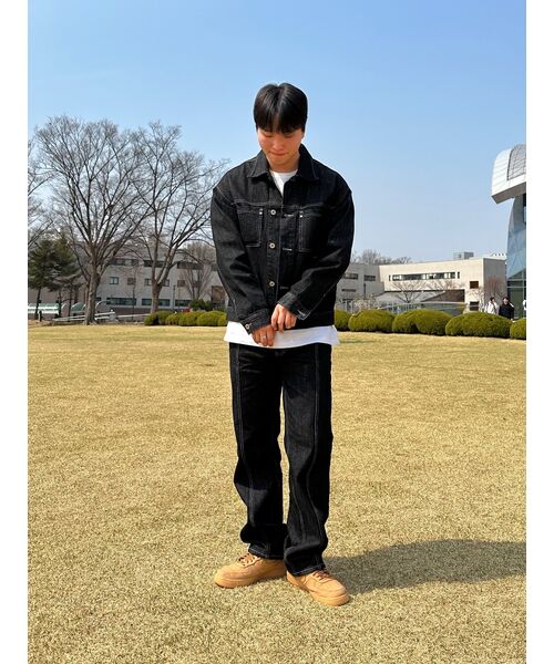 TRILLION(トリリオン)の「ウォッシュステッチデニムパンツ(BLACK)(デニムパンツ・レディース・その他・MEDIUM/LARGE/X-LARGE)」の21枚目の写真