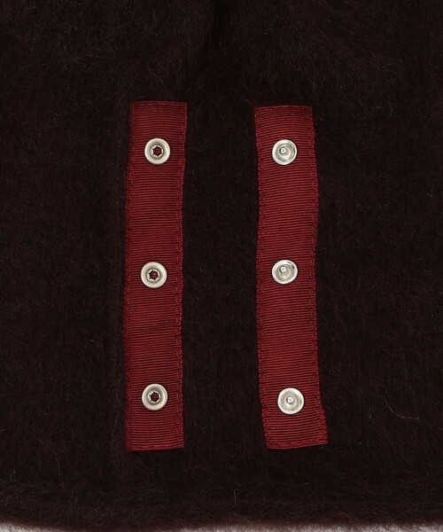 La Maison de Lyllis（メゾンドリリス）の「LA MAISON DE LYLLIS LUZ ニットキャップ（ニットキャップ/ビーニー・レディース・チャコールグレー/ブラウン・FREE）」の6枚目の写真