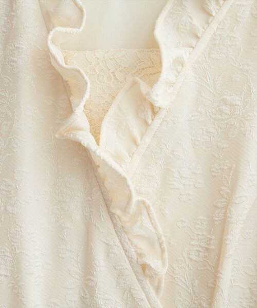 natural couture(ナチュラルクチュール)の「〈osono〉観劇ワンピース(ワンピース・レディース・オフホワイト/ブラック/サックスブルー・FREE/LARGE)」の22枚目の写真