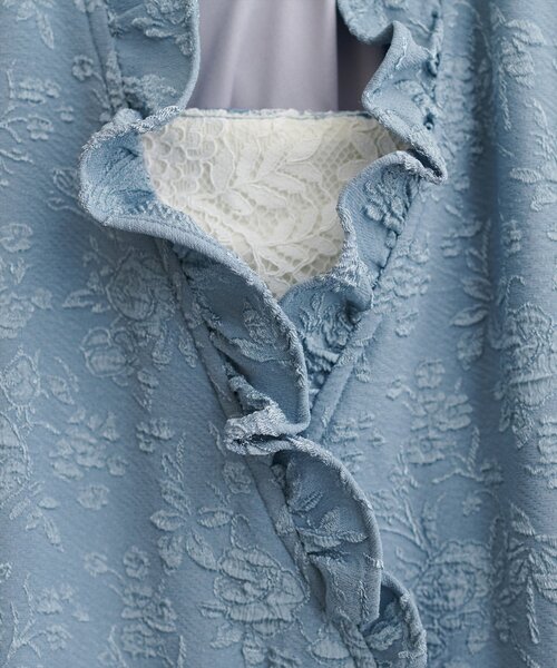 natural couture(ナチュラルクチュール)の「〈osono〉観劇ワンピース(ワンピース・レディース・オフホワイト/ブラック/サックスブルー・FREE/LARGE)」の8枚目の写真