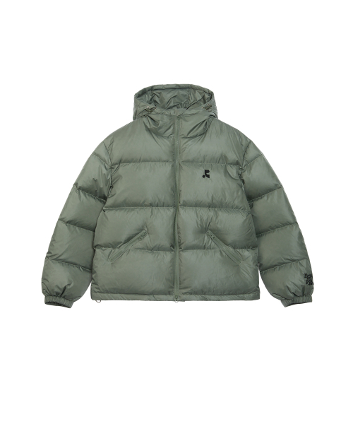 Rest&Recreation(レストアンドレクリエーション)の「2WAY HOOD DOWN JACKET - KHAKI(ダウンジャケット/コート・レディース・その他・SMALL/LARGE)」の1枚目の写真