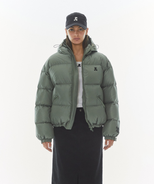 Rest&Recreation(レストアンドレクリエーション)の「2WAY HOOD DOWN JACKET - KHAKI(ダウンジャケット/コート・レディース・その他・SMALL/LARGE)」の3枚目の写真