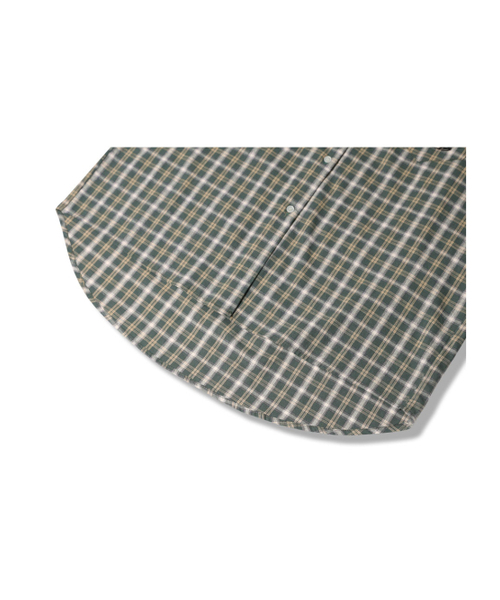 GUBIN（グビン）の「ロゴポイントチェックシャツ - グリーン（シャツ/ブラウス・レディース・その他・MEDIUM/LARGE）」の5枚目の写真