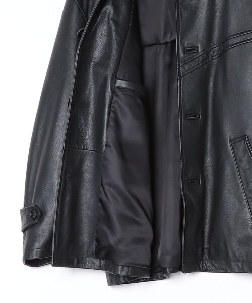 FORSOMEONE(フォーサムワン)の「FORSOMEONE LEATHER CAR COAT(その他アウター・メンズ・ブラック・46)」の14枚目の写真