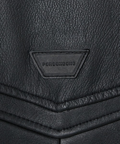 FORSOMEONE(フォーサムワン)の「FORSOMEONE LEATHER CAR COAT(その他アウター・メンズ・ブラック・46)」の8枚目の写真