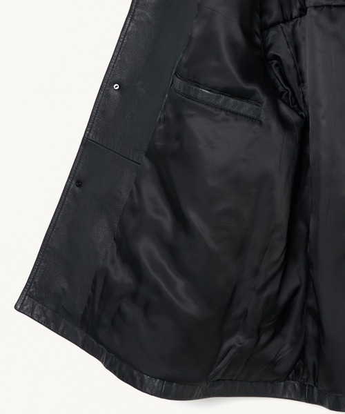 FORSOMEONE(フォーサムワン)の「FORSOMEONE LEATHER CAR COAT(その他アウター・メンズ・ブラック・46)」の9枚目の写真