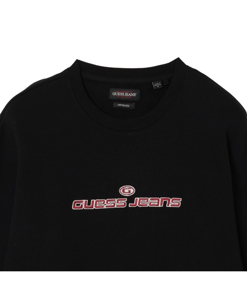 GUESS JEANS（ゲスジーンズ）の「GUESS JEANS Os Active Logo Crewneck スウェット（スウェット・メンズ・ブラック/ホワイト・MEDIUM/SMALL/LARGE/X-LARGE）」の7枚目の写真