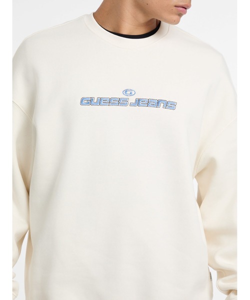 GUESS JEANS（ゲスジーンズ）の「GUESS JEANS Os Active Logo Crewneck スウェット（スウェット・メンズ・ブラック/ホワイト・MEDIUM/SMALL/LARGE/X-LARGE）」の5枚目の写真