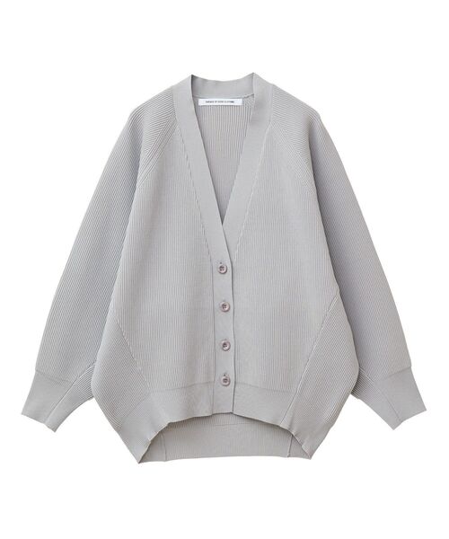 GARAGE OF GOOD CLOTHING（ガレージオブグッドクロージング）の「Vネック畔編みフォルムカーデ（カーディガン/ボレロ・レディース・ライトグレー/アイボリー・FREE）」の20枚目の写真