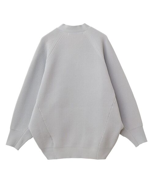 GARAGE OF GOOD CLOTHING（ガレージオブグッドクロージング）の「Vネック畔編みフォルムカーデ（カーディガン/ボレロ・レディース・ライトグレー/アイボリー・FREE）」の22枚目の写真