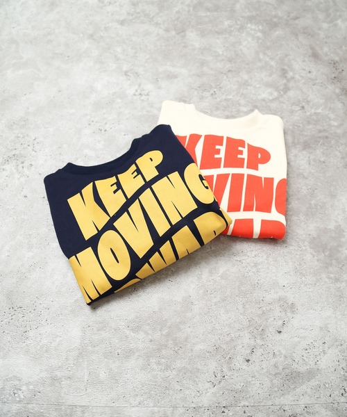 DILASH（ディラッシュ）の「ビッグロゴトレーナー（裏毛）（スウェット・キッズ・ネイビー/アイボリー・90/100/110/120/130）」の9枚目の写真